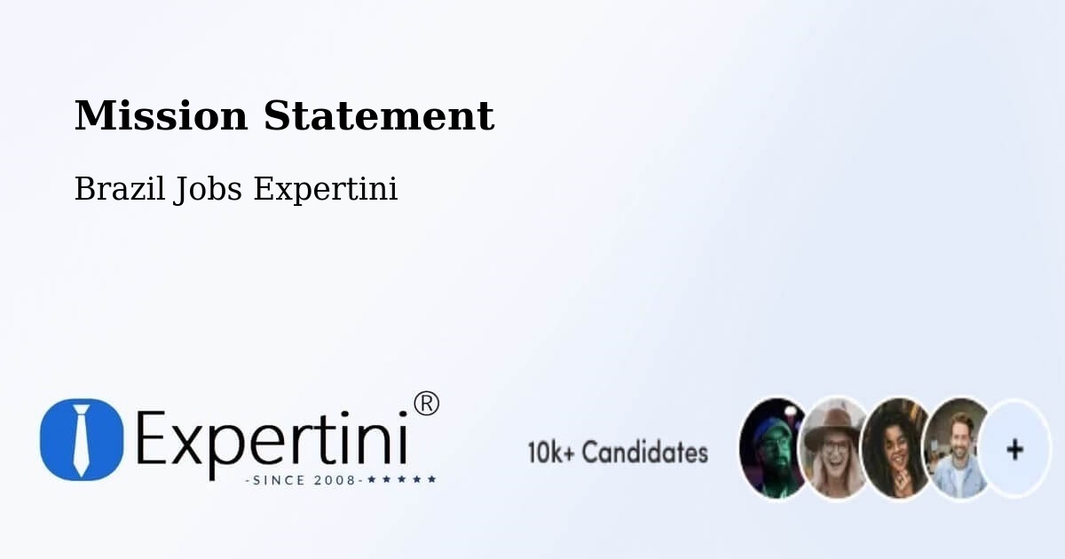 Corporate Mission – Guaratinguetá - Brazil Jobs Expertini