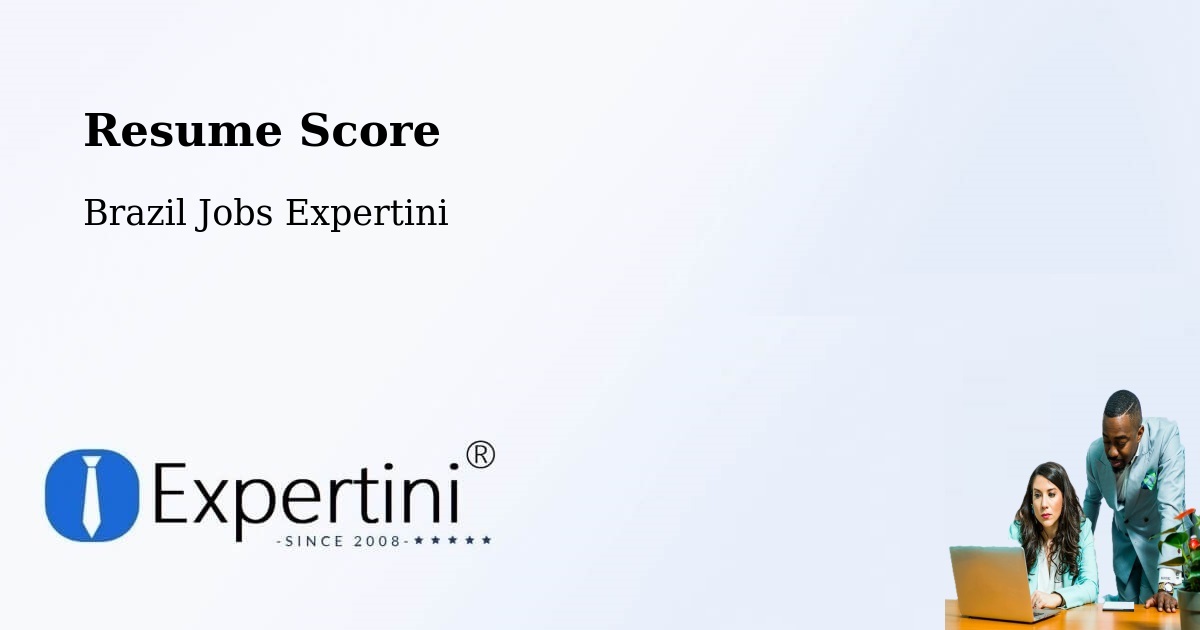 Resume Score & Job Description Match Tool – Guaratinguetá - Brazil Jobs Expertini